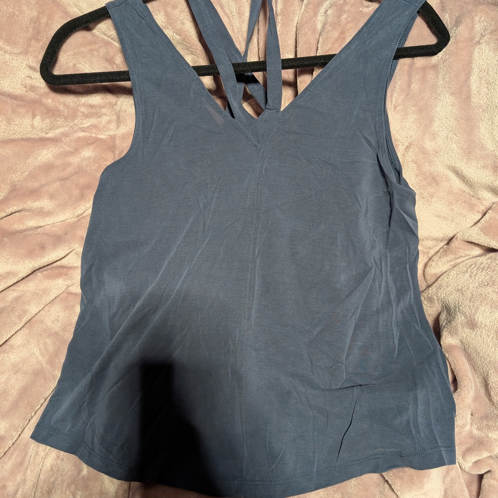 American Eagle Outfitters Blue Tank Top